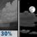 Tonight: A 30 percent chance of showers before 7pm.  Partly cloudy, with a low around 68. North northeast wind 3 to 6 mph. 